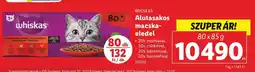 Lidl Whiskas alutasakos macskaeledel ajánlat