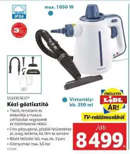 Lidl SILVERCREST Kézi gőztisztító ajánlat