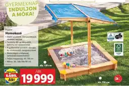 Lidl PLAYTIVE Homokozó ajánlat