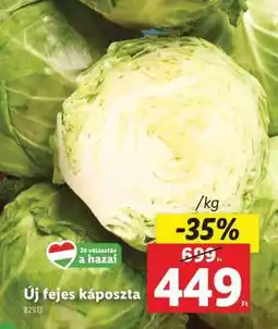 Lidl Új fejes káposzta ajánlat
