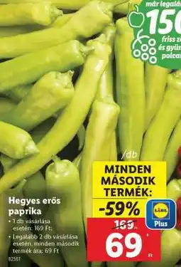 Lidl Hegyes erős paprika ajánlat