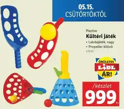 Lidl PLAYTIVE Kültéri játék ajánlat