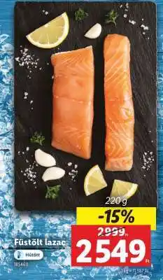 Lidl Füstölt lazac ajánlat