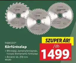 Lidl PARKSIDE Körfűrészlap ajánlat