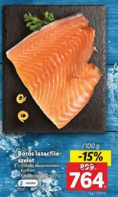 Lidl Bőrös lazacfilé szelet ajánlat