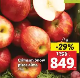 Lidl Crimson Snow piros alma ajánlat
