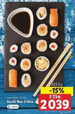 Lidl Sushi box 2 főre ajánlat