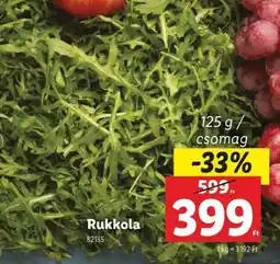 Lidl Rukkola ajánlat