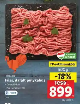 Lidl Friss, darált pulykahús ajánlat