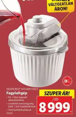 Lidl Fagyigéltgép ajánlat