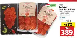 Lidl PIKOK Szeletelt paprikás kolbász ajánlat
