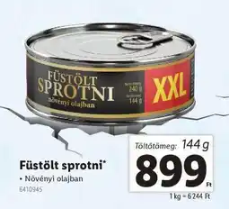 Lidl Füstölt sprotni ajánlat