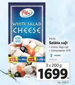 Lidl PILOS Saláta sajt ajánlat