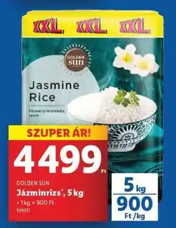 Lidl GOLDEN SUN Jázminrizs, 5 kg ajánlat