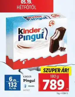 Lidl KINDER Pingui ajánlat