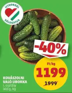 PENNY Kovászolni való uborka ajánlat
