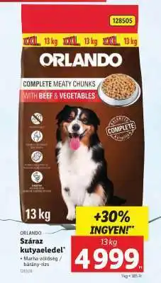 Lidl ORLANDO Száraz kutyaeledel ajánlat