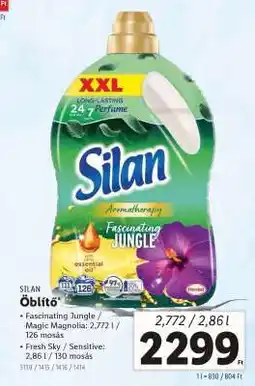 Lidl SILAN Öblítő ajánlat