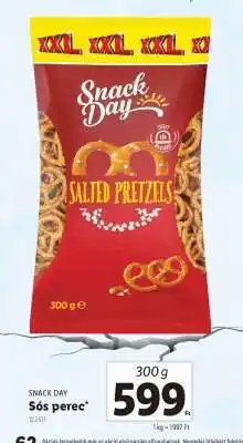 Lidl SNACK DAY Sós perec ajánlat