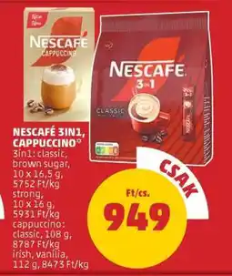 PENNY NESCAFÉ 3IN1, CAPPUCCINO ajánlat