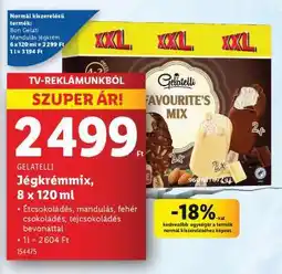 Lidl GELATELLI Jégkrémmix ajánlat