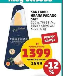 PENNY San Fabio Grana Padano Sajt ajánlat