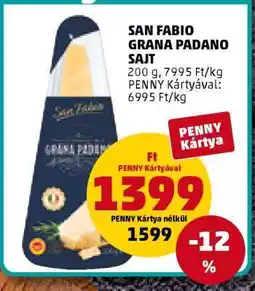 PENNY San Fabio Grana Padano Sajt ajánlat