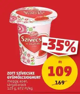 PENNY Zott Szíveske Gyümölcsjoghurt ajánlat