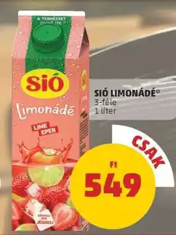 PENNY Sió Limonádé ajánlat