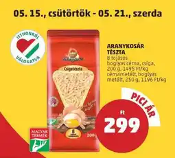 PENNY Aranykosár Tészta ajánlat