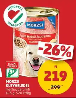 PENNY MORZSI KUTYAELEDEL ajánlat