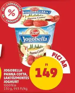 PENNY Jogobella Panna Cotta, Laktózmentes Joghurt ajánlat