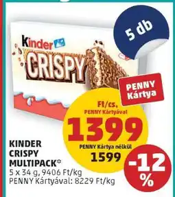 PENNY KINDER CRISPY MULTIPACK ajánlat