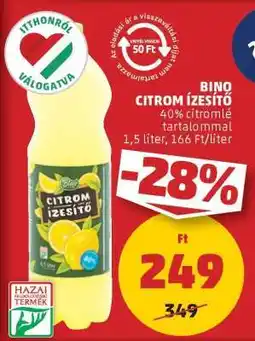 PENNY Bino Citrom Ízesítő ajánlat