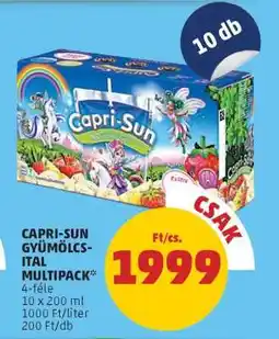 PENNY Capri-Sun Gyümölcsital Multipack ajánlat
