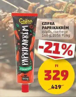 PENNY Czifra Paprikakrém ajánlat