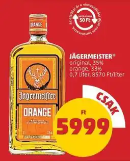 PENNY Jägermeister Orange ajánlat