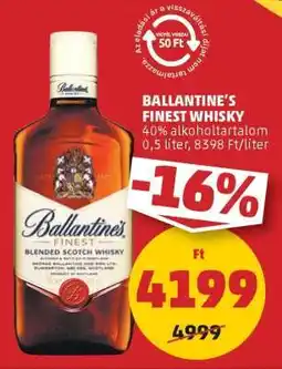 PENNY Ballantine's Finest Whisky ajánlat