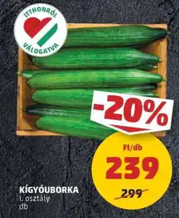 PENNY Kígyóuborka ajánlat