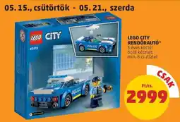 PENNY LEGO CITY RENDŐRAUTÓ ajánlat