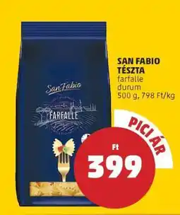PENNY San Fabio Tészta ajánlat