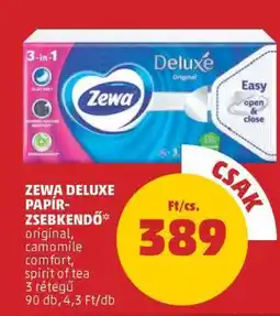PENNY Zewa Deluxe papír zsebkendő ajánlat