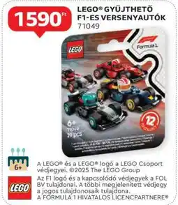 Auchan LEGO GYŰJTHETŐ F1-ES VERSENYAUTÓK ajánlat