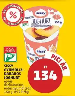 PENNY Sissy Gyümölcs-Darabos Joghurt ajánlat