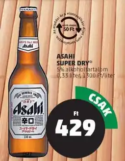 PENNY Asahi Super Dry ajánlat
