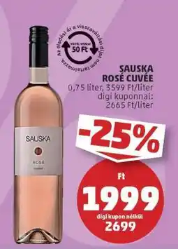 PENNY Sauska Rosé Cuvée ajánlat