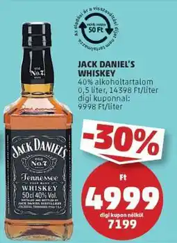 PENNY JACK DANIEL'S Whiskey ajánlat