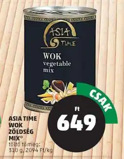 PENNY ASIA TIME WOK ZÖLDSÉG MIX ajánlat