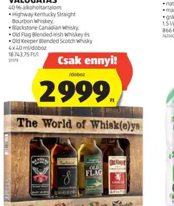 ALDI Whisk(e)y-válogatás ajánlat