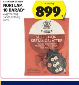 ALDI Asia Green Garden Nori Lap ajánlat